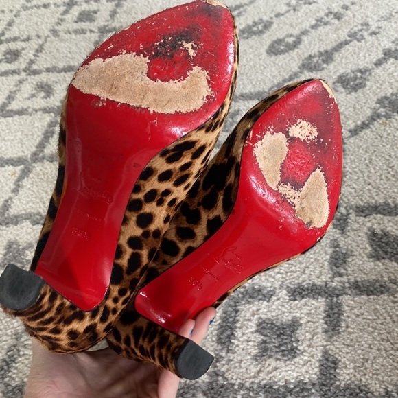 Christian Louboutin animal print booties - Picture 8 of 10
